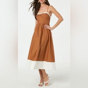 ASTR the Label Contrast Sweetheart Midi Dress – Size Small (SOLD OUT SIZE!)